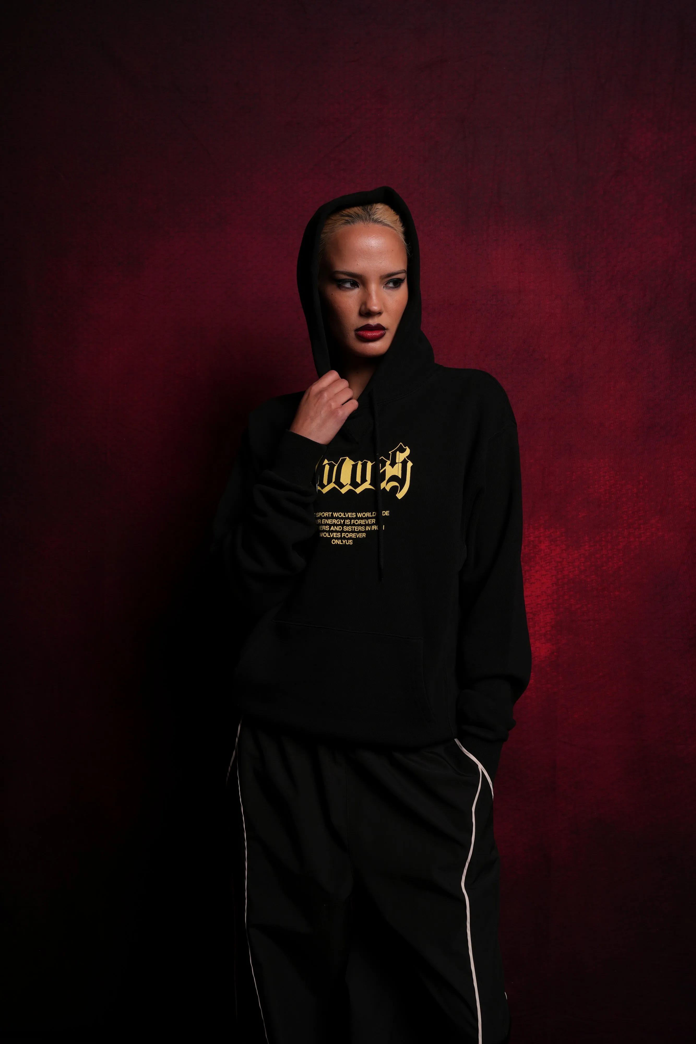 Never Back Down "Dakota" Hoodie in Black