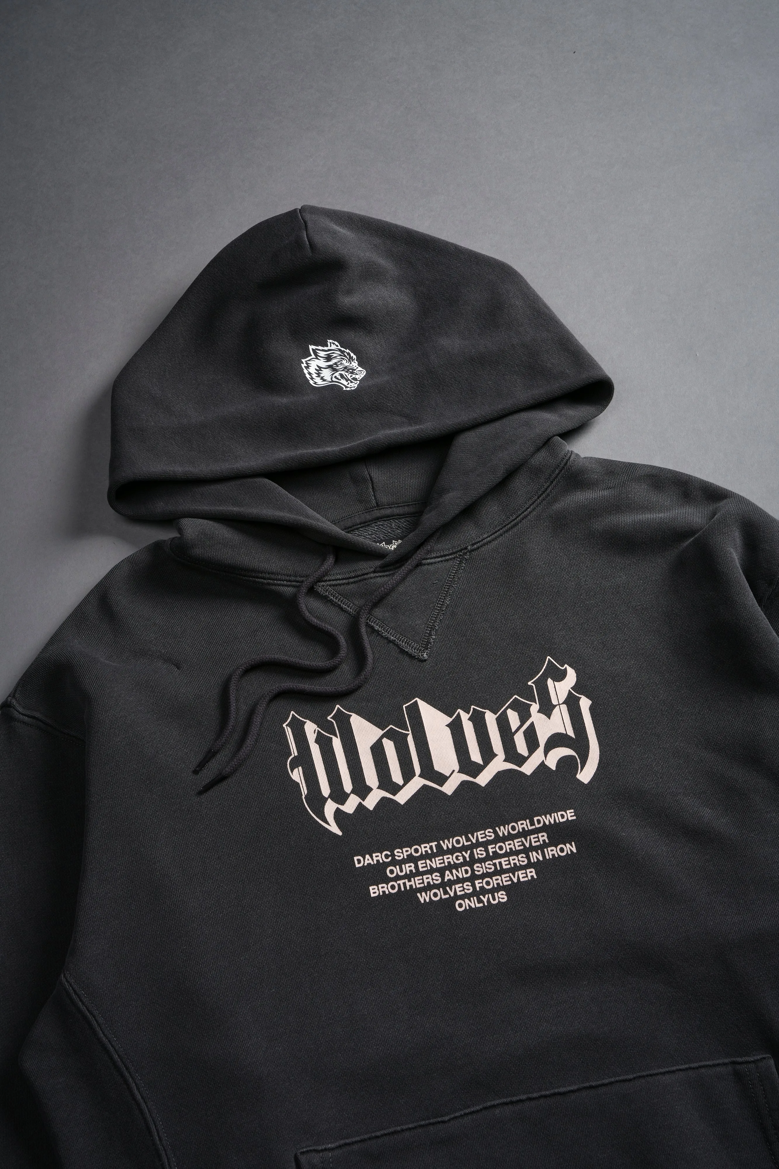 Never Back Down "Dakota" Hoodie in Wolf Gray