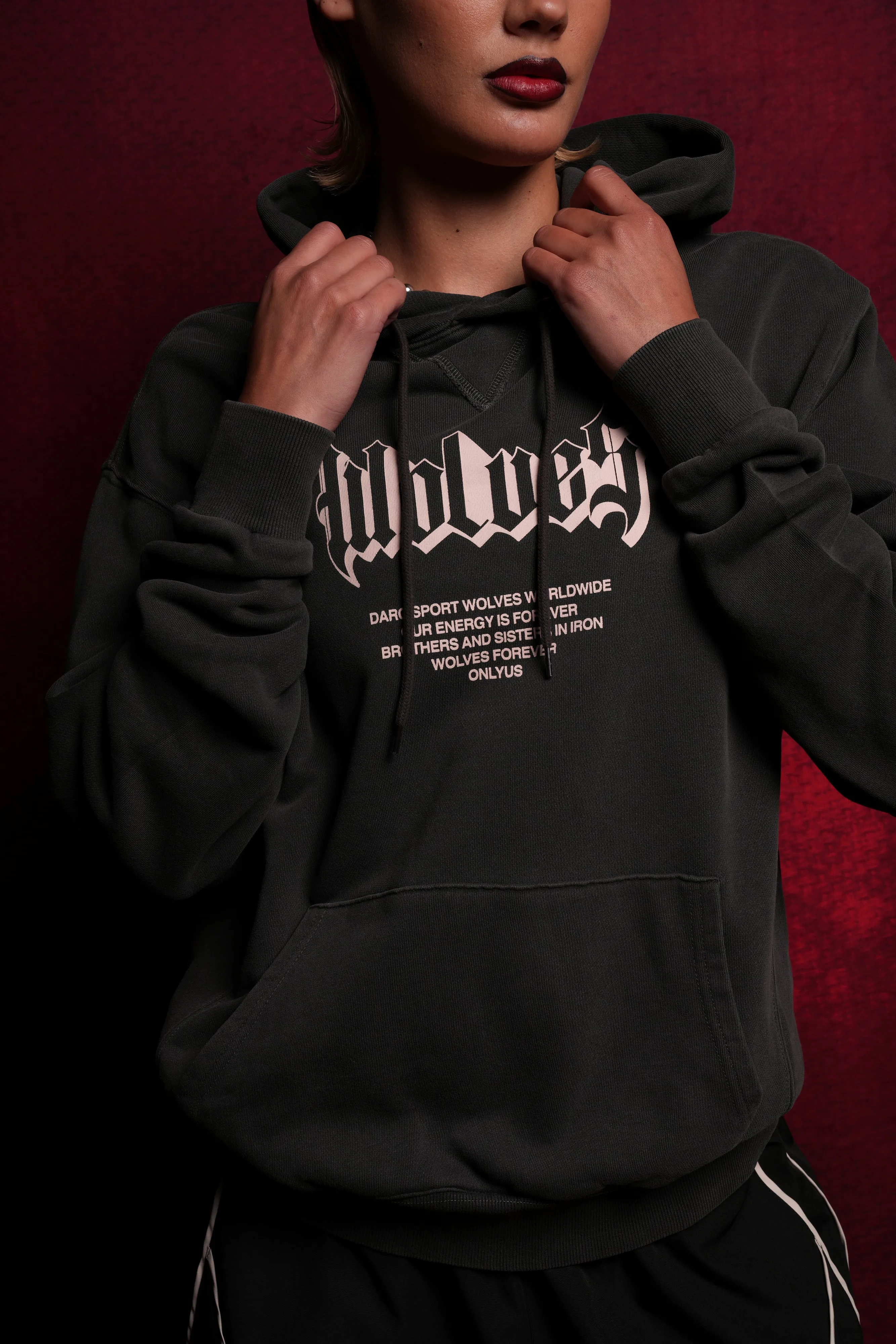 Never Back Down "Dakota" Hoodie in Wolf Gray