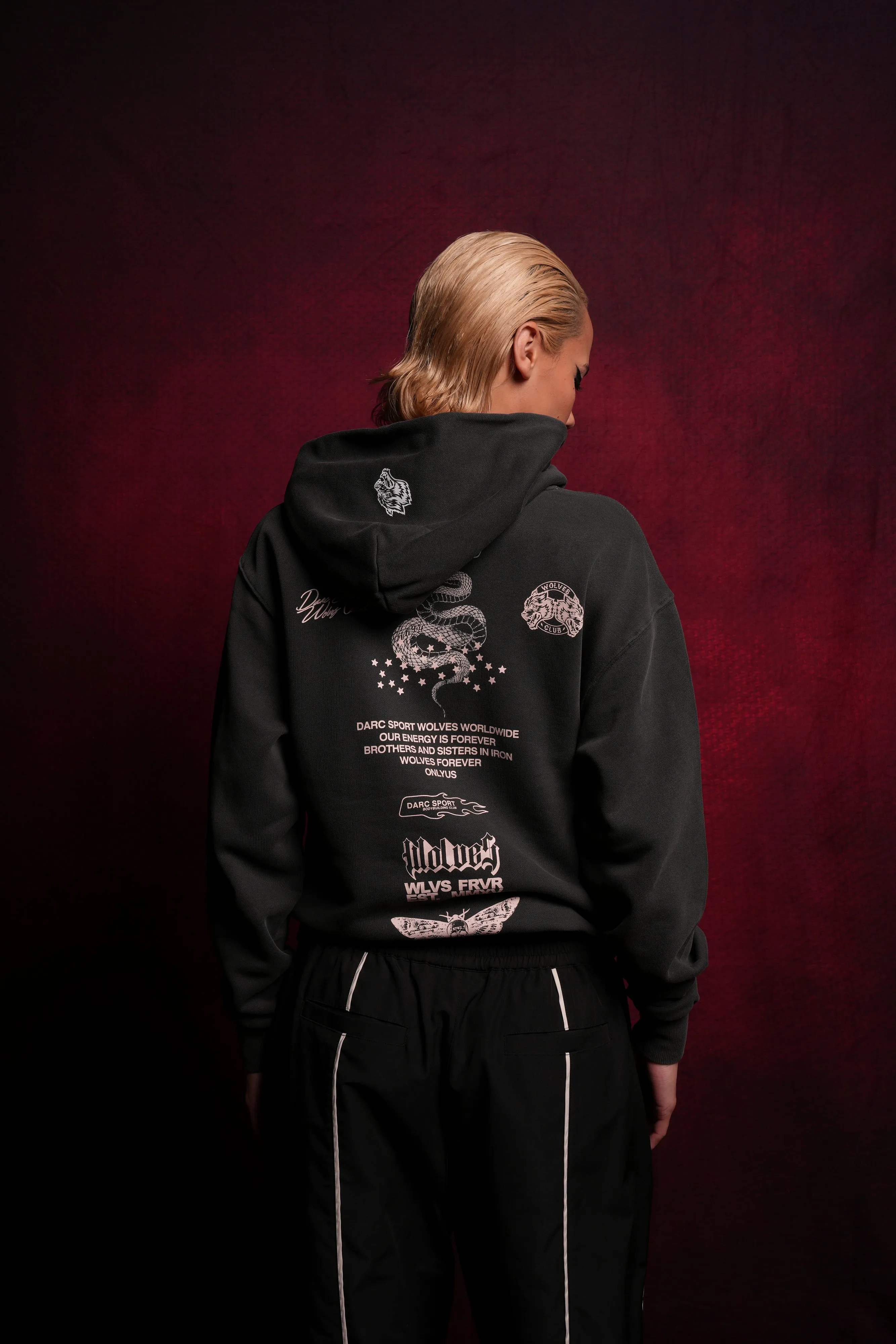 Never Back Down "Dakota" Hoodie in Wolf Gray