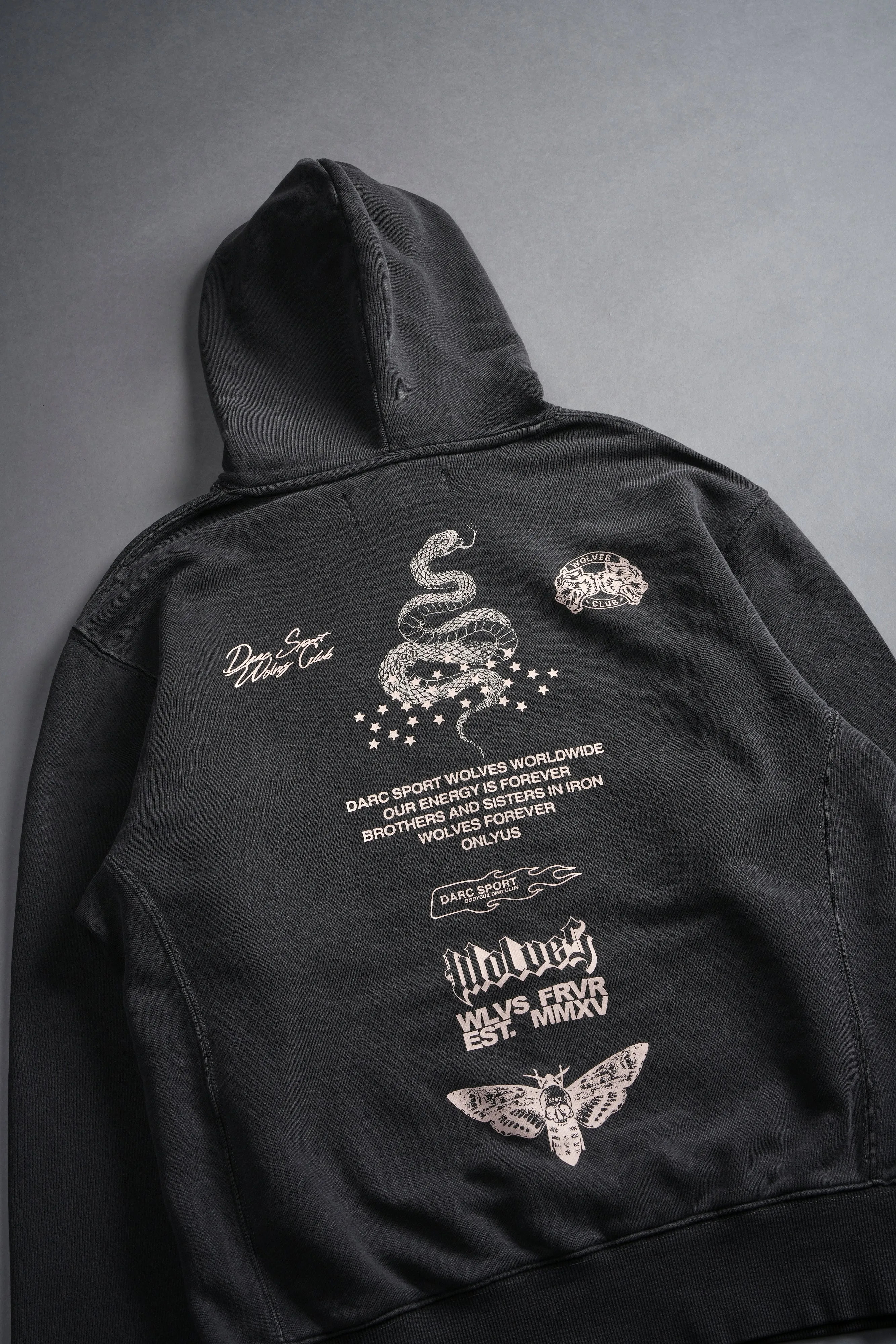 Never Back Down "Dakota" Hoodie in Wolf Gray