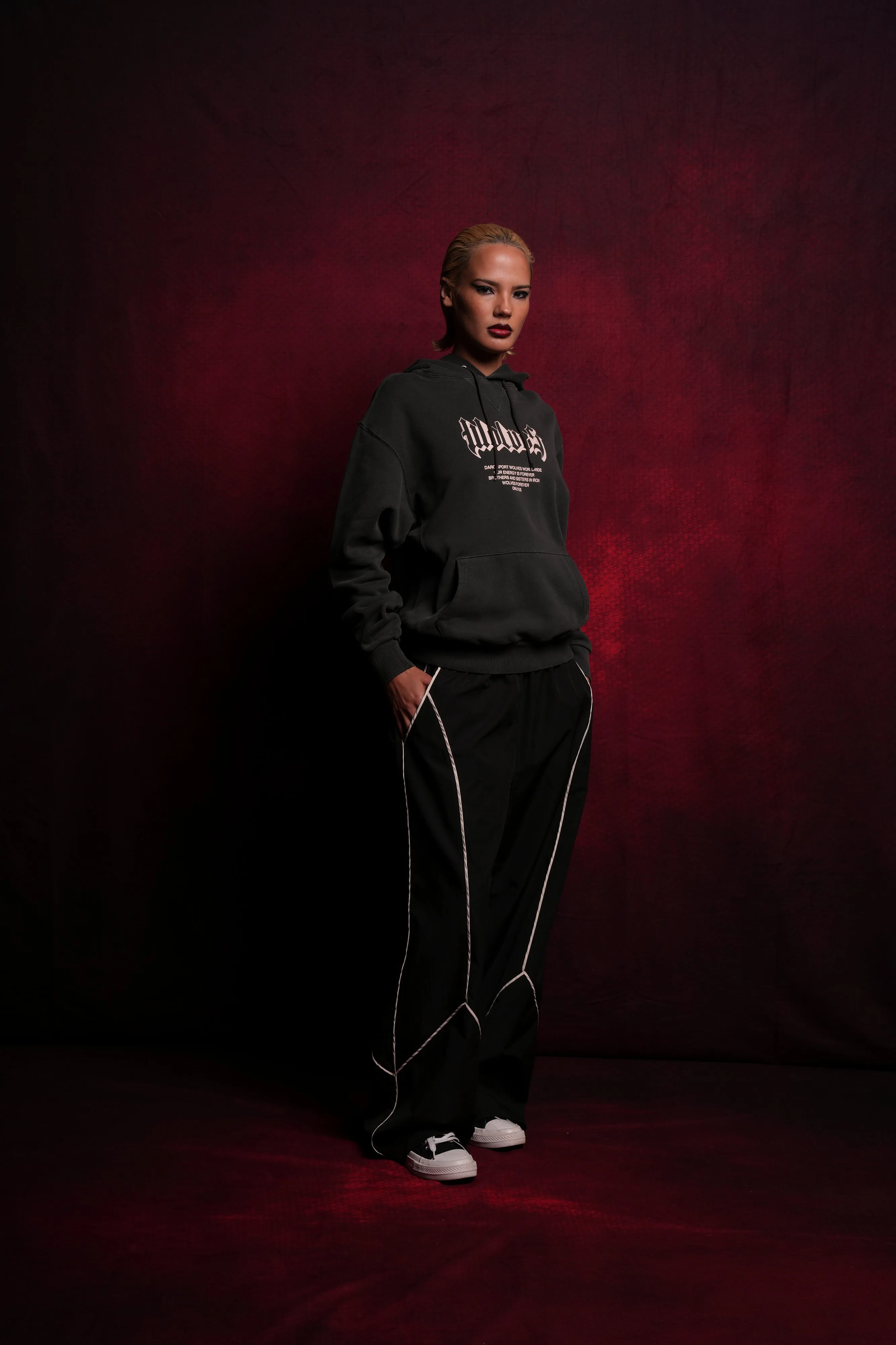 Never Back Down "Dakota" Hoodie in Wolf Gray