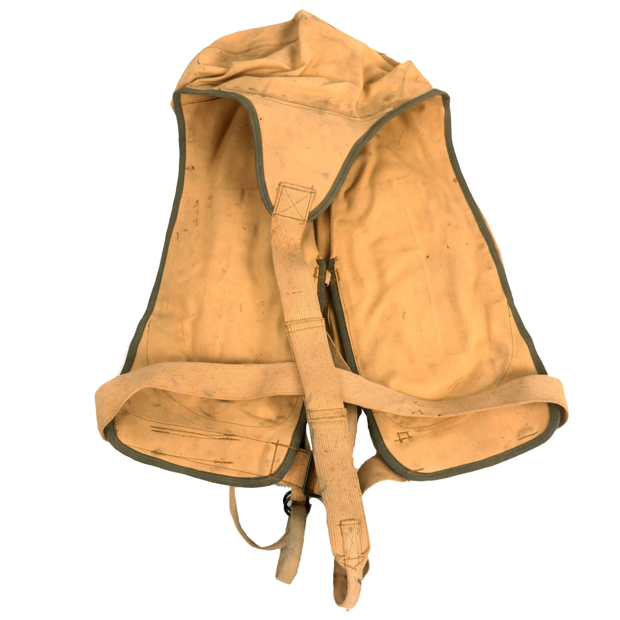 Original Rare German WWII Luftwaffe Life Vest Type 10-30 B-2 by Auer-Gesellschaft AG, Werk Oranienburg