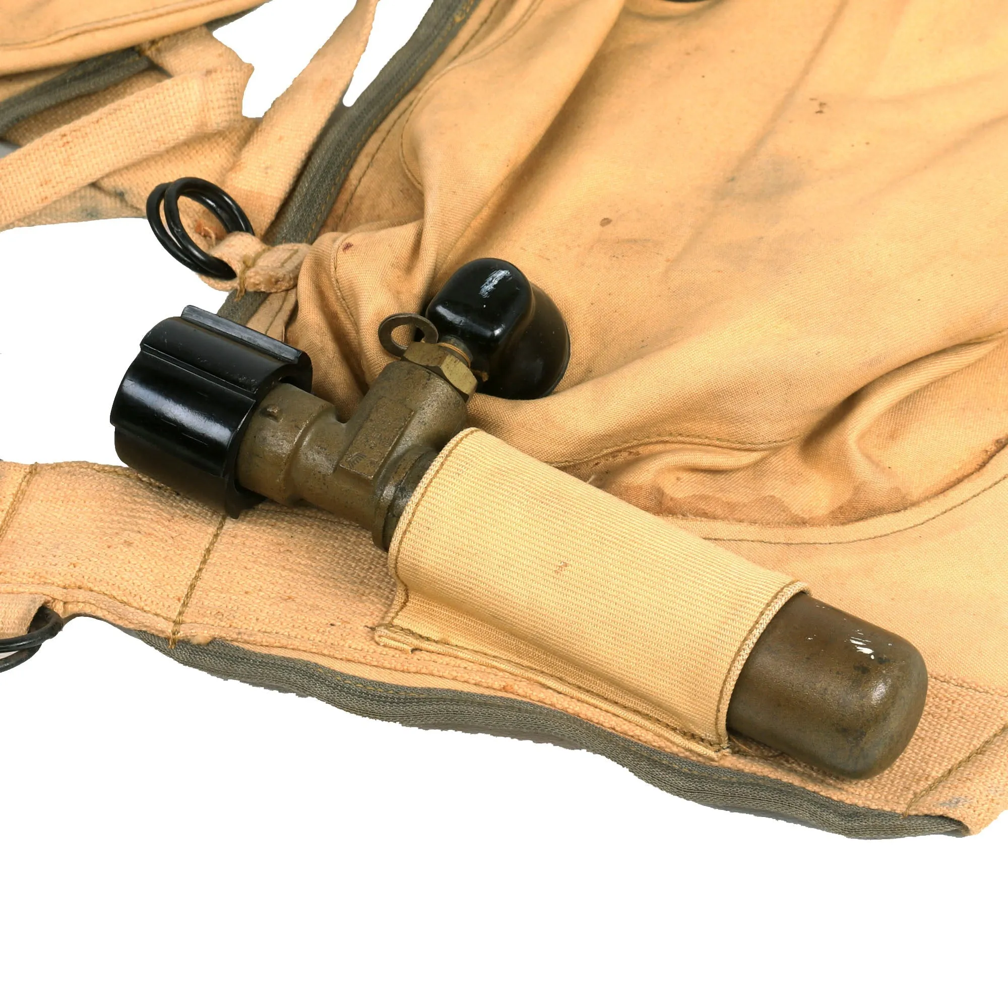 Original Rare German WWII Luftwaffe Life Vest Type 10-30 B-2 by Auer-Gesellschaft AG, Werk Oranienburg