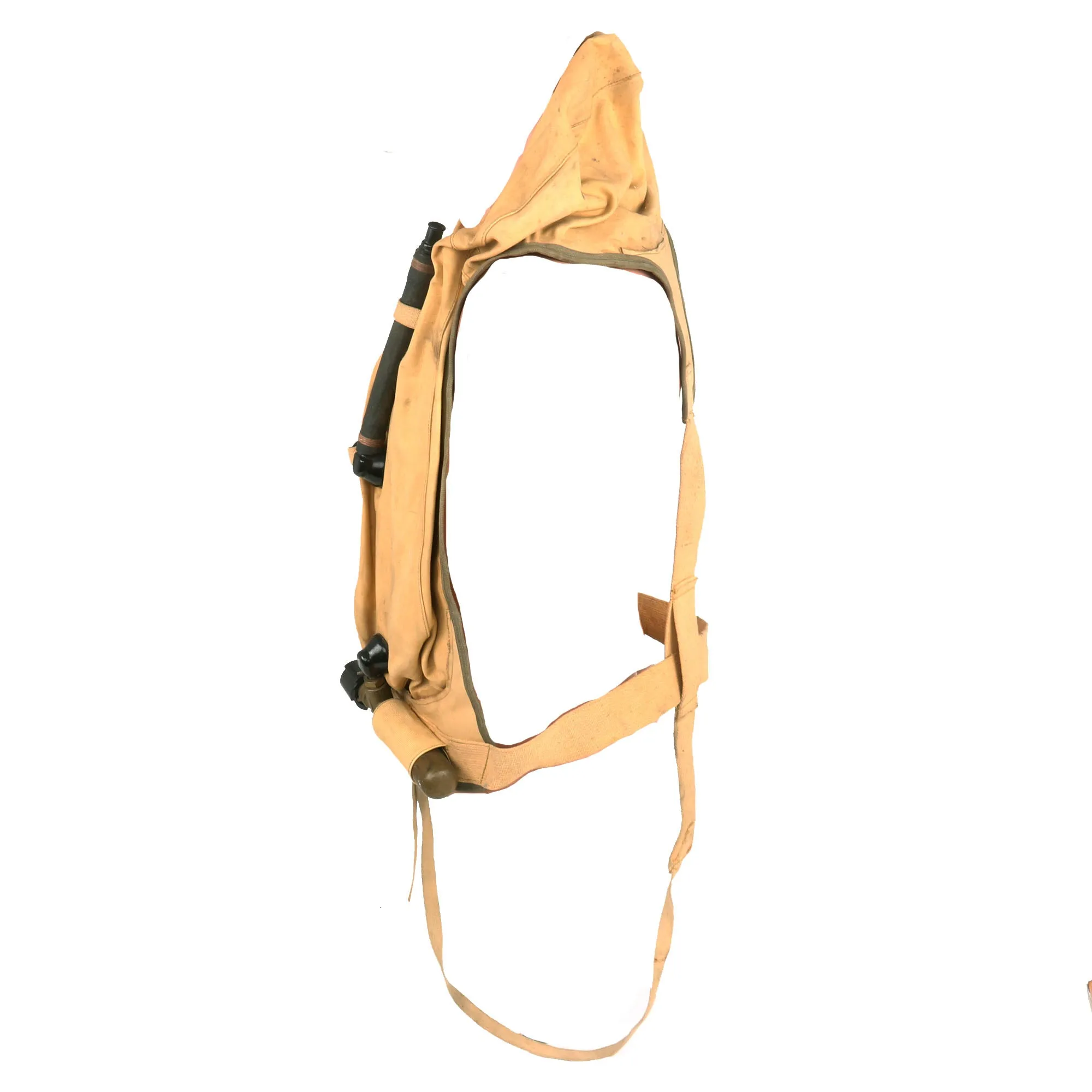 Original Rare German WWII Luftwaffe Life Vest Type 10-30 B-2 by Auer-Gesellschaft AG, Werk Oranienburg