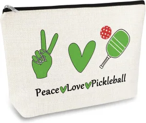 Pickleball Lover Gifts for Women Makeup Bag Pickleball Gift for Pickleball Player Cosmetic Bag Pickleball Girl Gifts Pickleball Friends Gifts Christmas Birthday Gift for Pickleball Lover Player