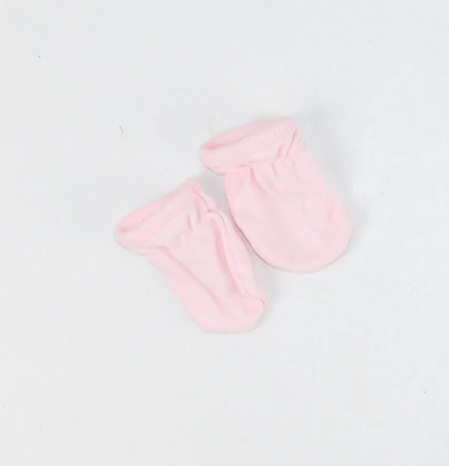 PINK SCRATCH MITTS PRE-LOVED