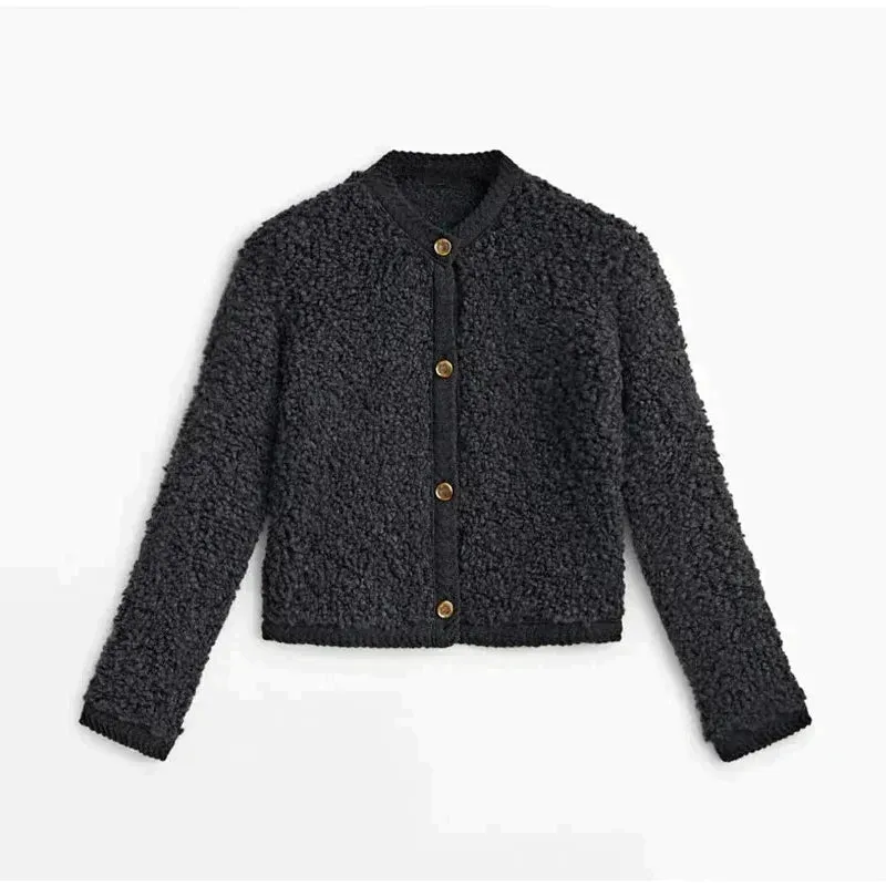 Shaira | Women's Plush Winter Cardigan - Chic, Elegant, and Cozy Layering Essential