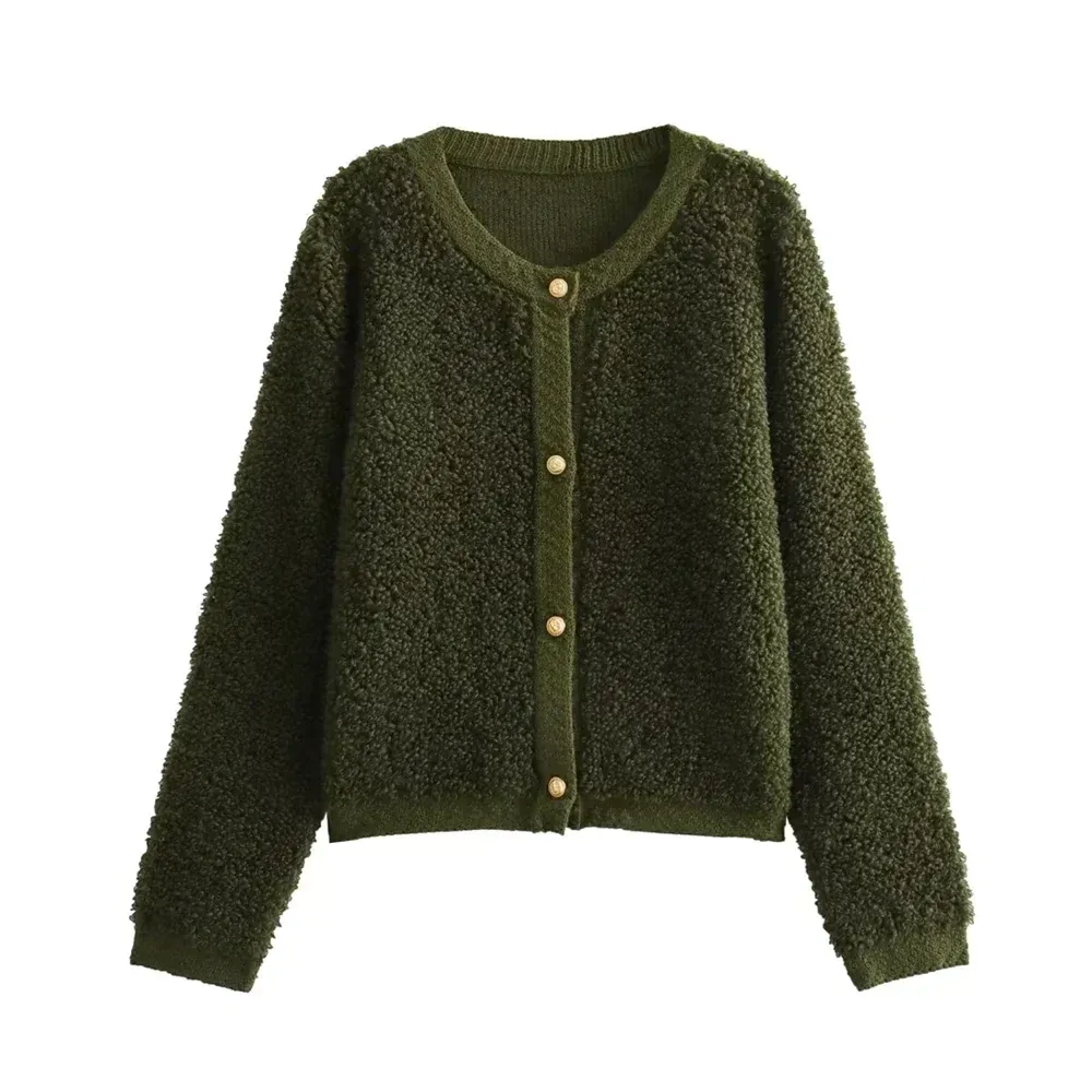 Shaira | Women's Plush Winter Cardigan - Chic, Elegant, and Cozy Layering Essential