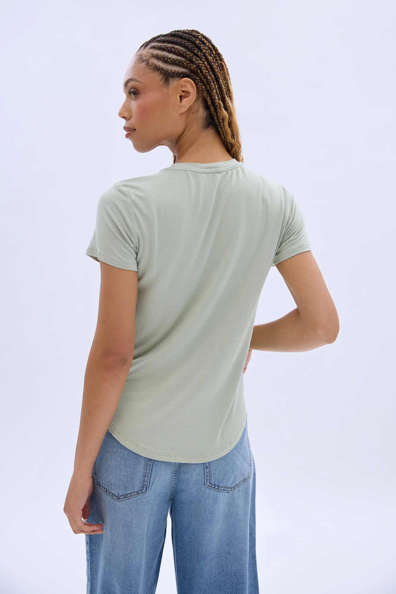 Short Sleeve Crew Neck Tee