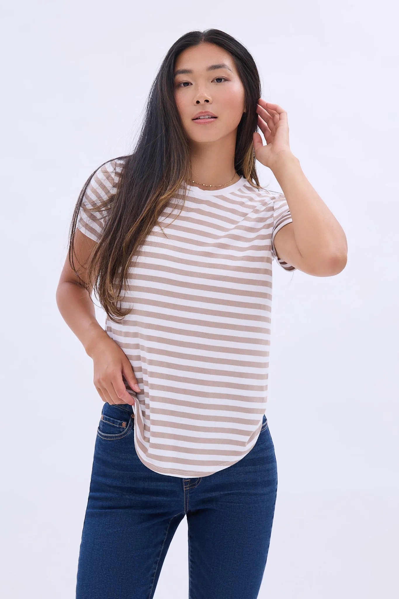 Short Sleeve Crew Neck Tee