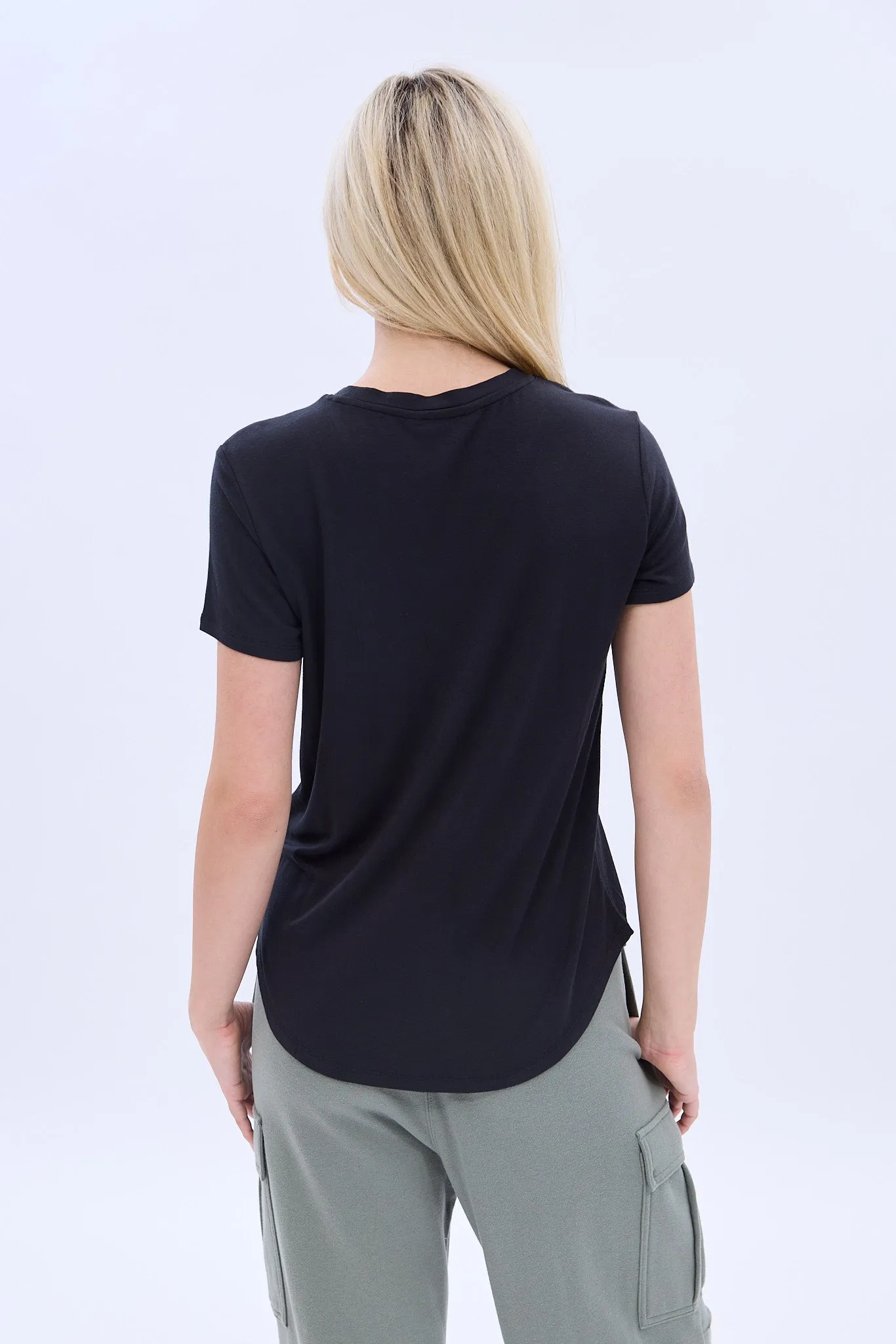 Short Sleeve Crew Neck Tee