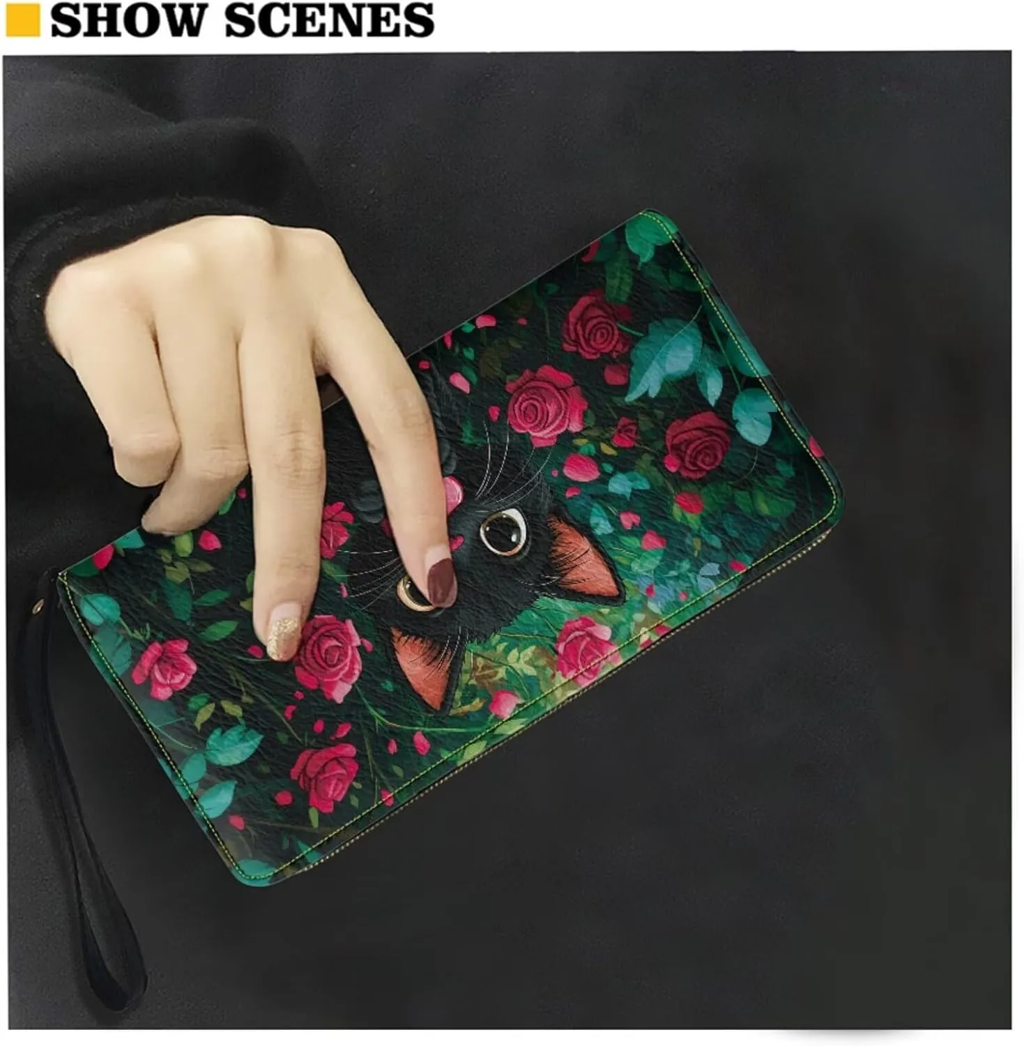 Shoulder Bag for Women Travel Leather Saddle Purse Zippered Wallet 3 Pcs