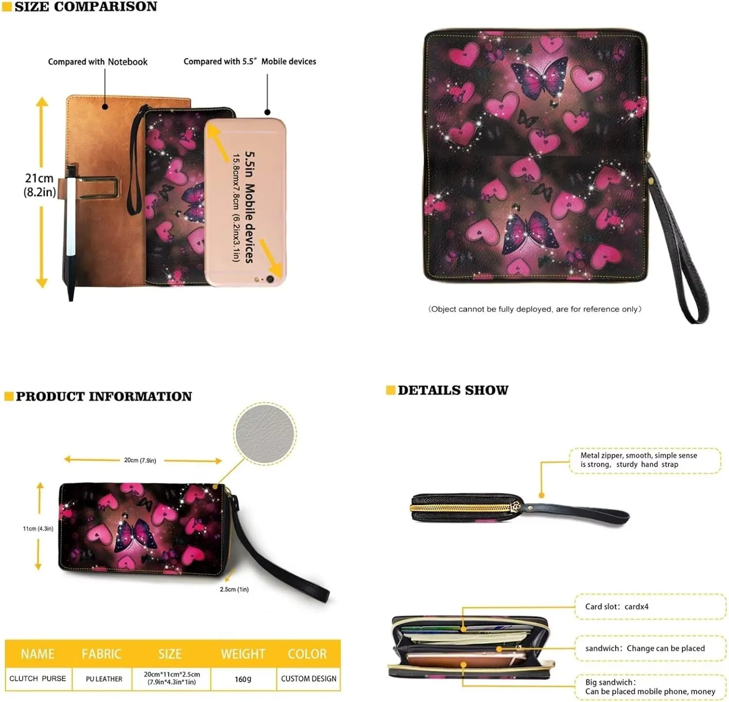 Shoulder Bag for Women Travel Leather Saddle Purse Zippered Wallet 3 Pcs