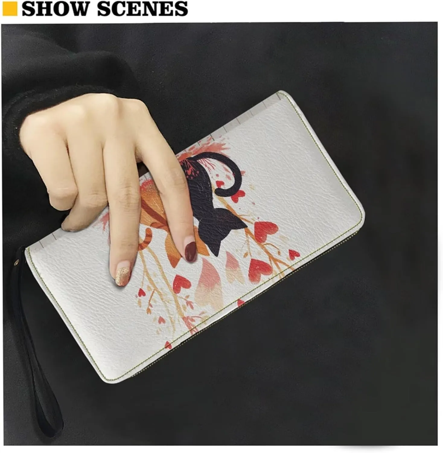 Shoulder Bag for Women Travel Leather Saddle Purse Zippered Wallet 3 Pcs