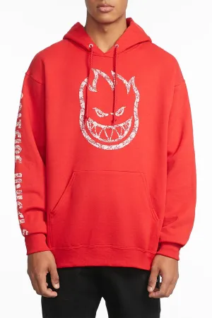 Spitfire Guys Red Paisley Logo Graphic Hoodie