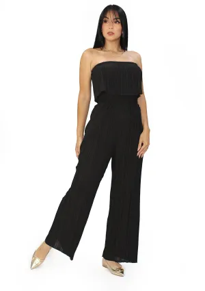SU-JP-903 Black Jumpsuit de Mujer