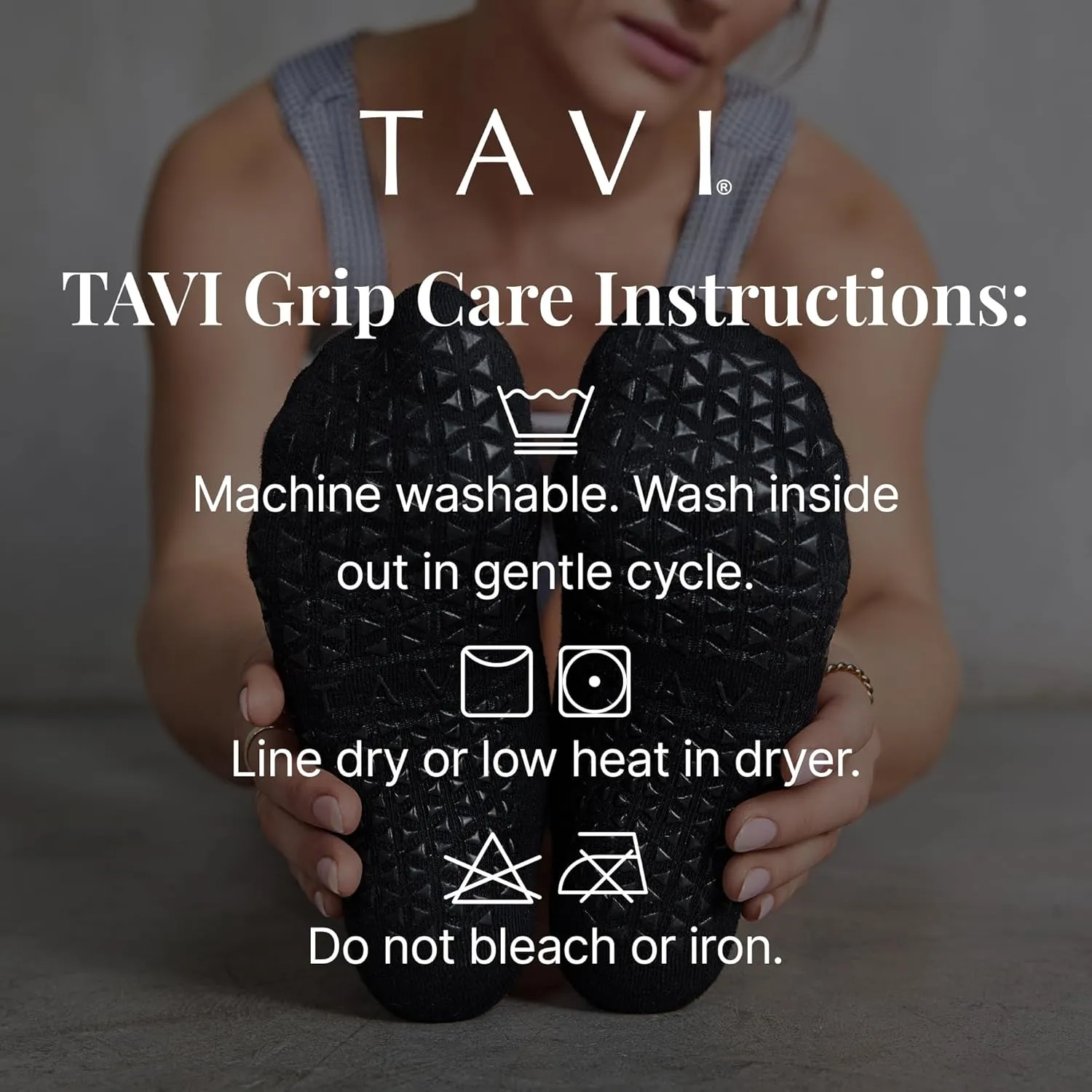 TAVI Womens Savvy Grip Socks - Pilates for Women, Slipper, Yoga, and Ballet, Barre