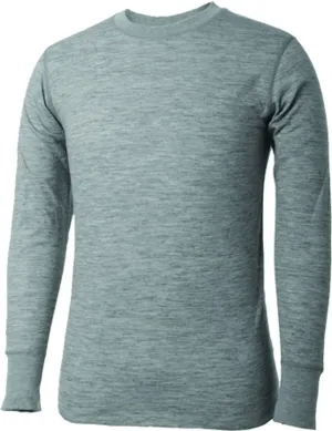 Terramar Men's Merino 2-Layer Wool Long Sleeve Crew