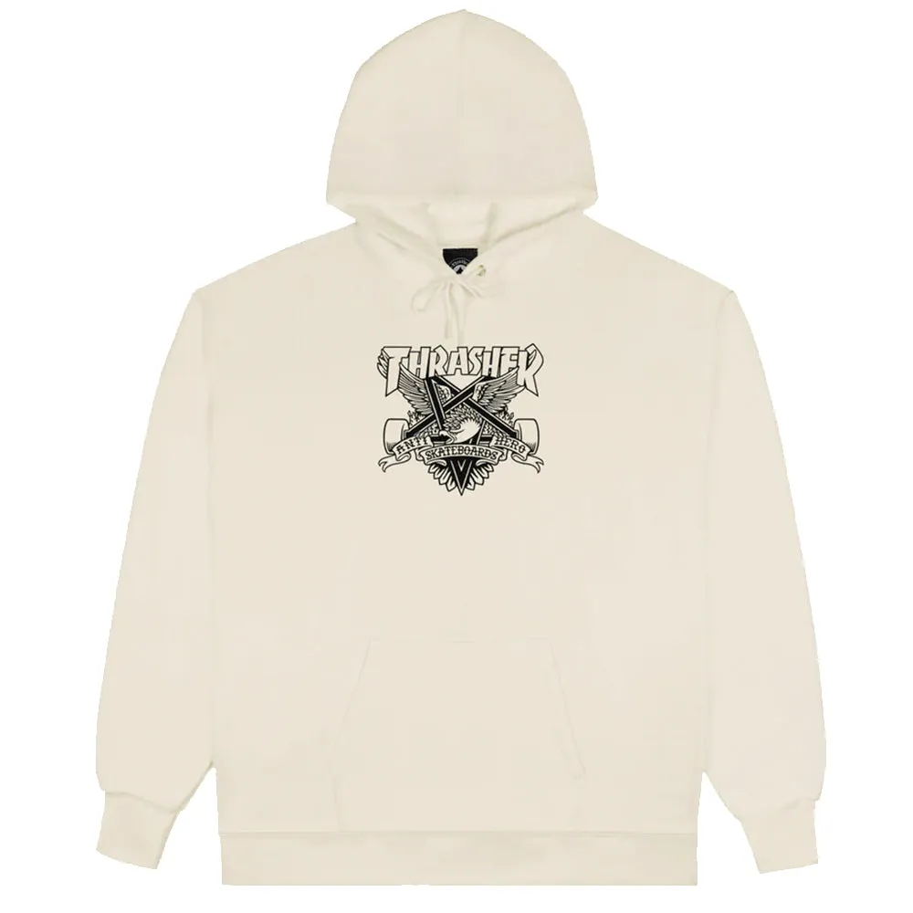 Thrasher - x Anti-Hero Skateboards Eaglegram Hood (Sand)