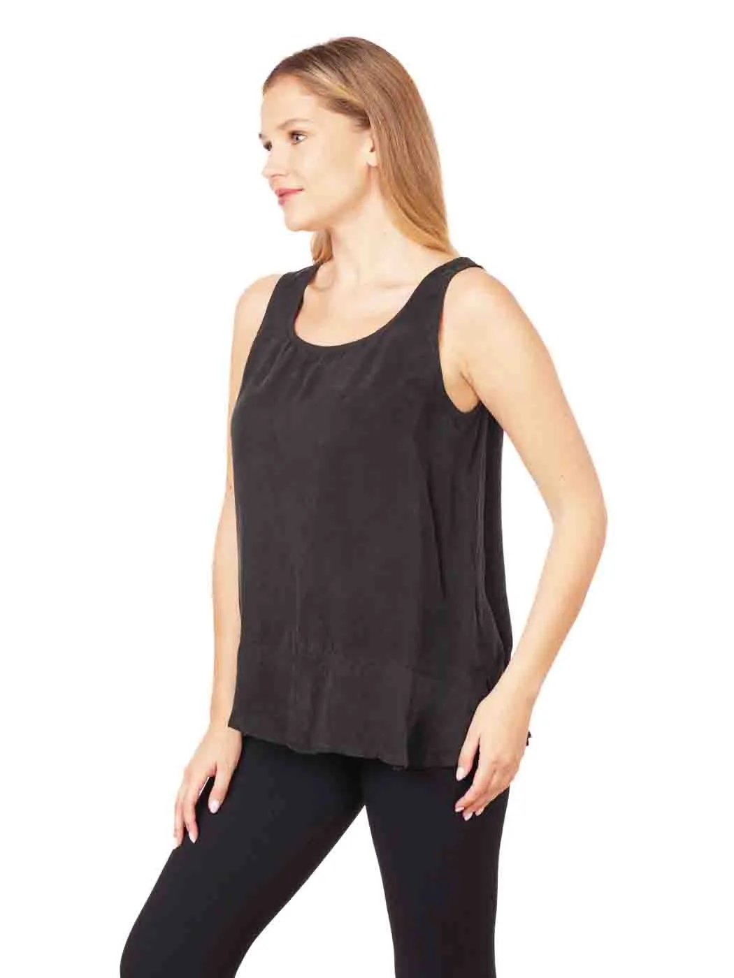 Tianello Sueded Cupro  "Bella"  Tank Top - M