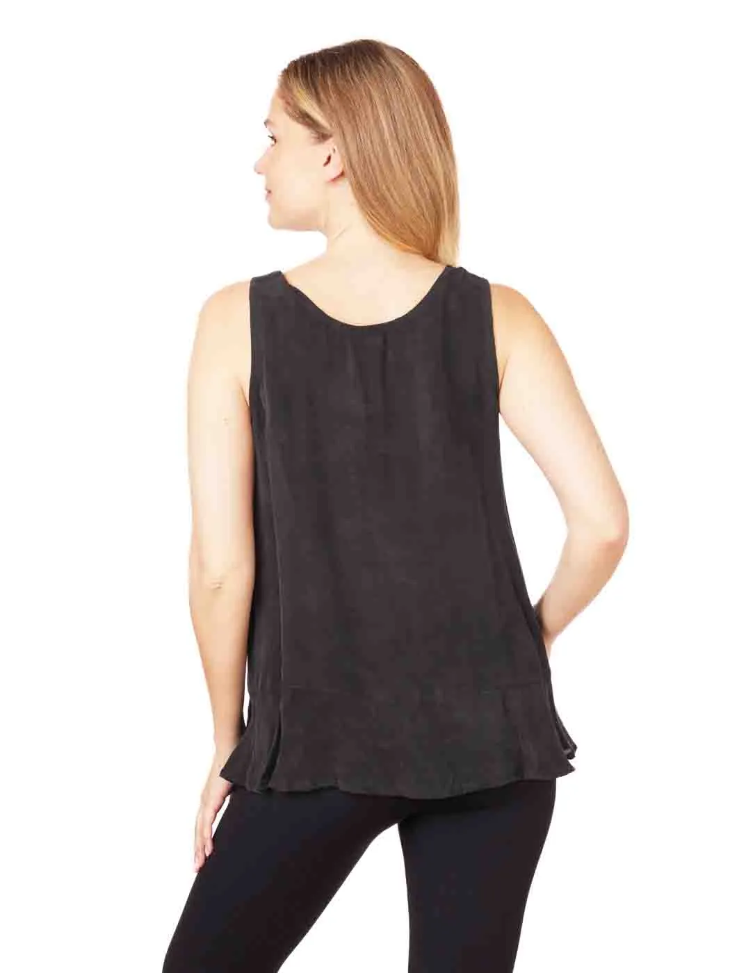 Tianello Sueded Cupro  "Bella"  Tank Top - M
