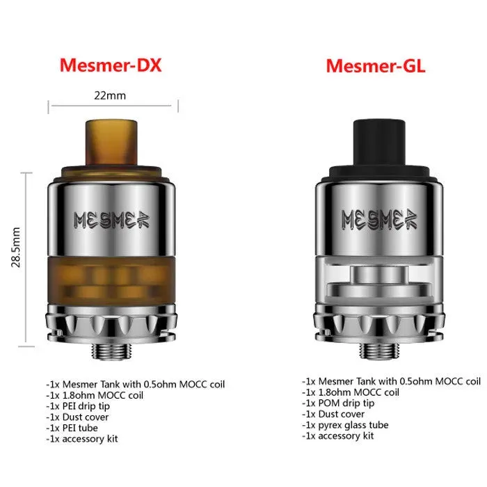 UD Mesmer Vape Tank - 2 in 1 - MTL & Sub-ohm