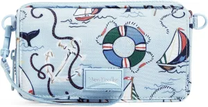 Vera Bradley Women's Recycled Lighten Up Reactive Compact Crossbody Purse with RFID Protection