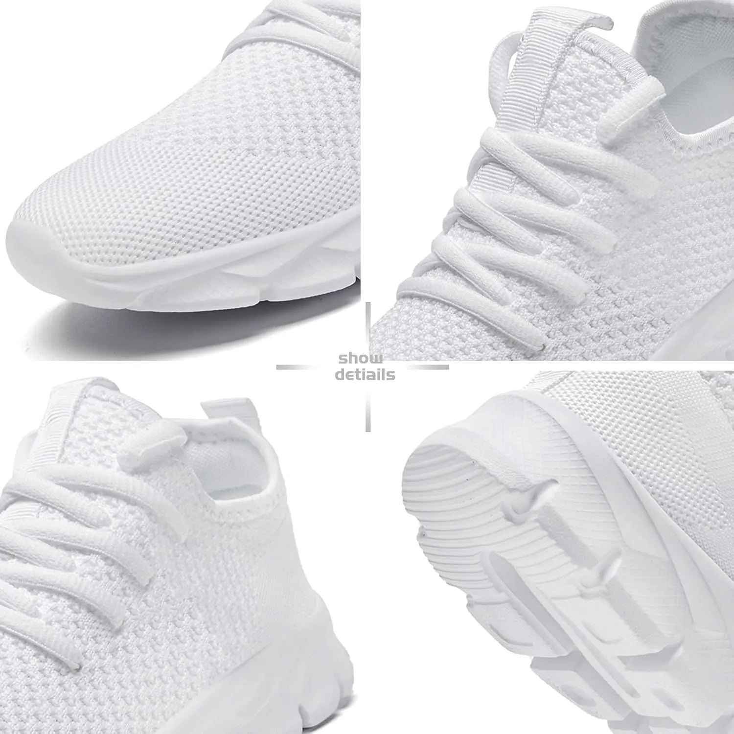 Women Running Tennis Walking Gym Shoes Athletic Slip on Sneakers Workout Sport Shoe