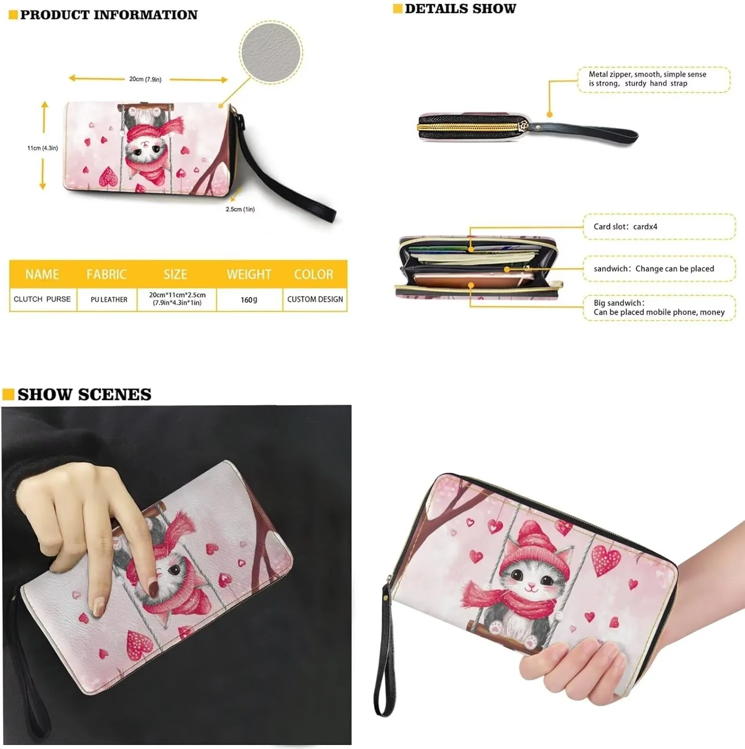 Women Tote Bags for Work Saddle Handbag Matched Zippered Wallet 2 Pcs