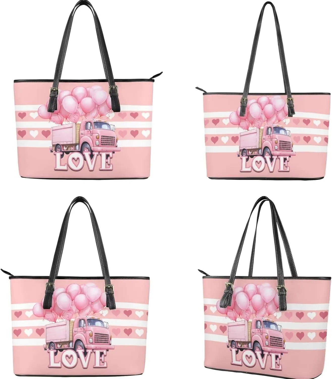 Women Tote Bags for Work Saddle Handbag Matched Zippered Wallet 2 Pcs