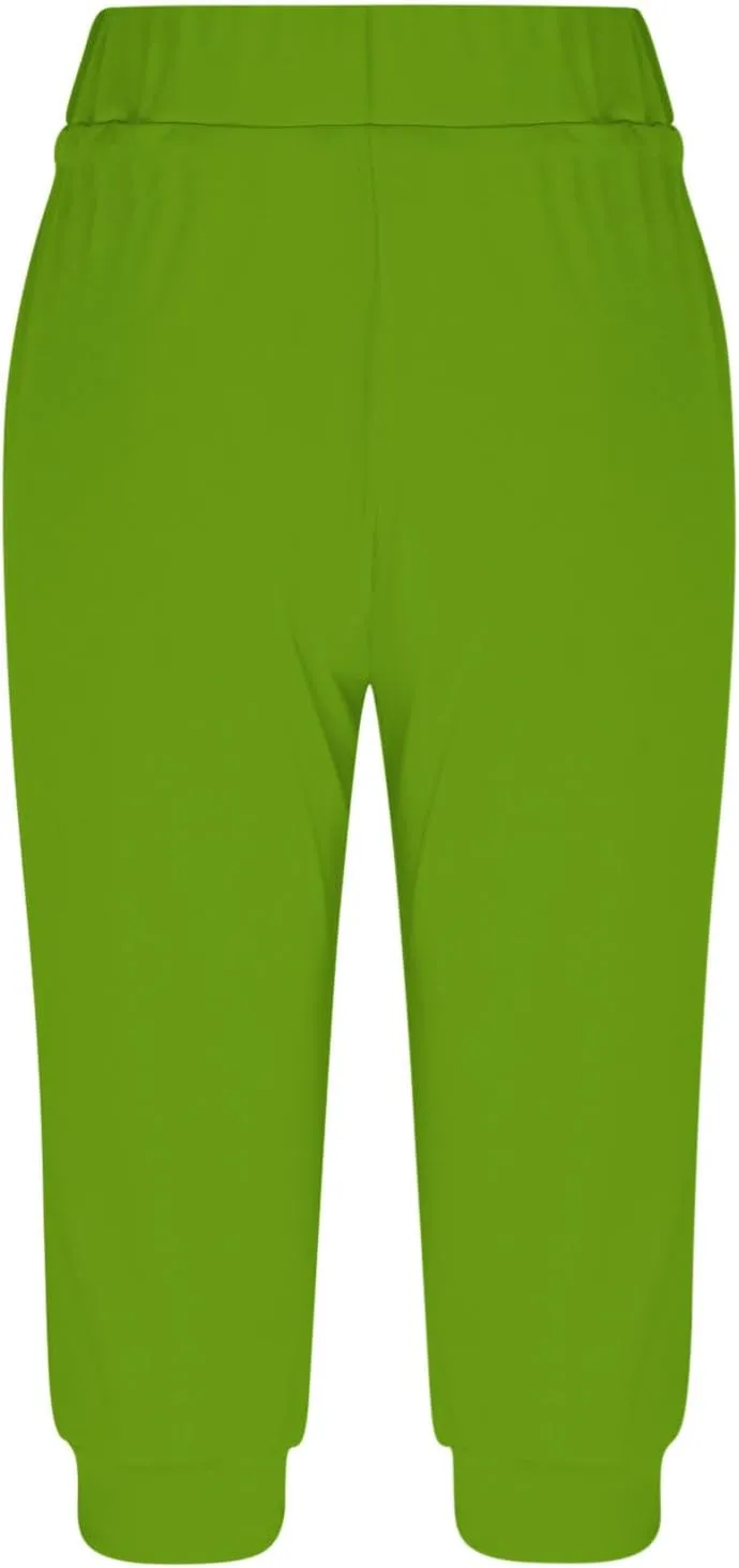 Women's Capri Sweatpants High Waisted Cropped Yoga Pants Stretch Lightweight Workout Bottom Outdoor Crop Trousers