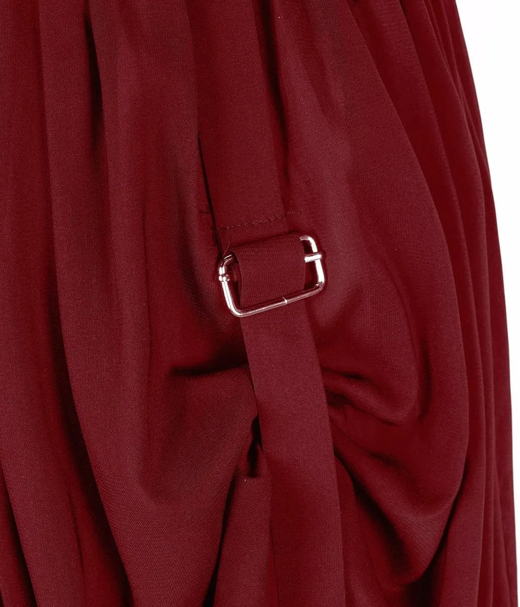 Women's Renaissance Skirts Double-Layer Maxi Long Skirt