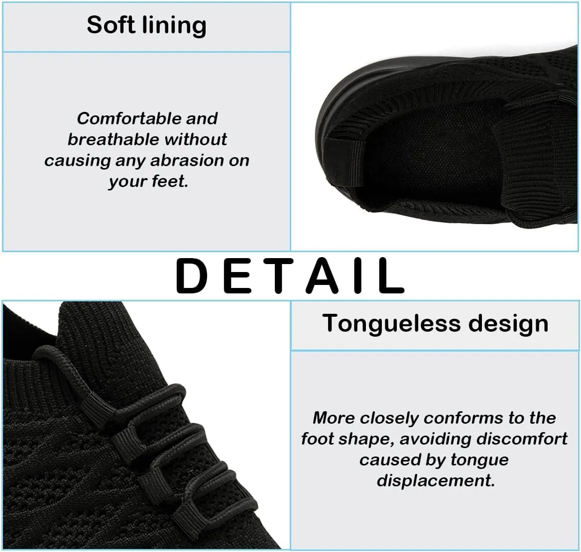 Womens Running Shoes Walking Tennis Sneakers Slip on Gym Sports Workout Jogging Mesh Breathable Lightweight Non Slip Comfortable Fashion