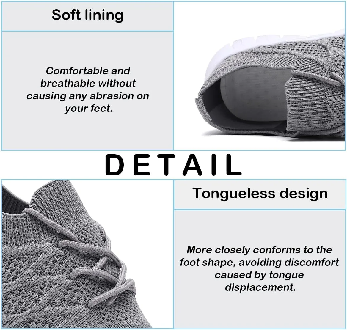 Womens Running Shoes Walking Tennis Sneakers Slip on Gym Sports Workout Jogging Mesh Breathable Lightweight Non Slip Comfortable Fashion