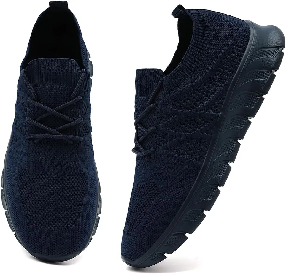 Womens Running Shoes Walking Tennis Sneakers Slip on Gym Sports Workout Jogging Mesh Breathable Lightweight Non Slip Comfortable Fashion