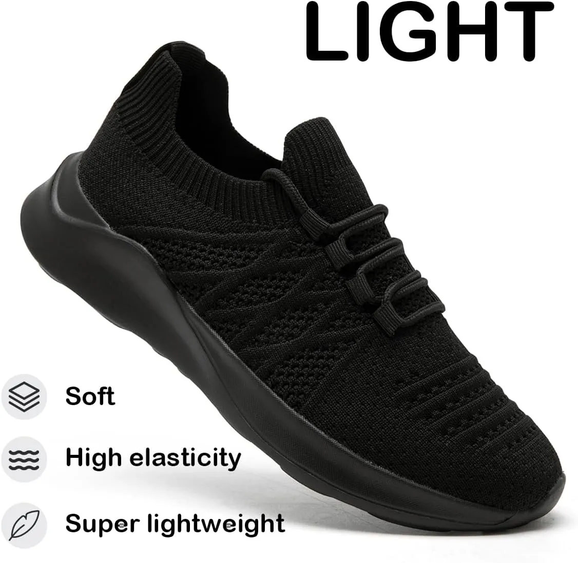Womens Running Shoes Walking Tennis Sneakers Slip on Gym Sports Workout Jogging Mesh Breathable Lightweight Non Slip Comfortable Fashion