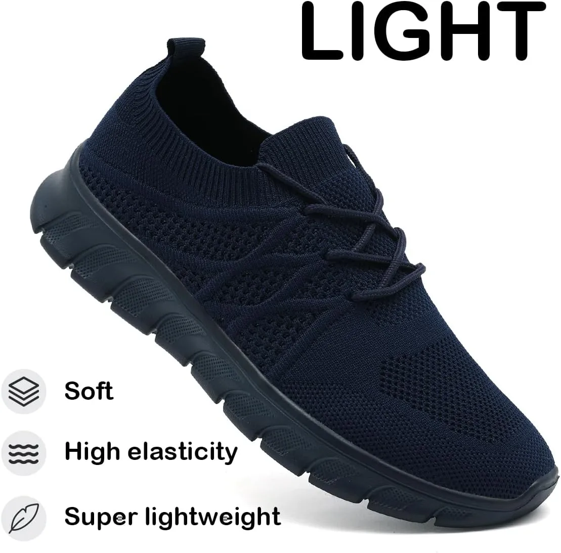 Womens Running Shoes Walking Tennis Sneakers Slip on Gym Sports Workout Jogging Mesh Breathable Lightweight Non Slip Comfortable Fashion