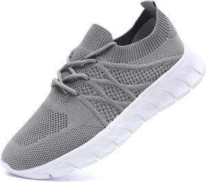 Womens Running Shoes Walking Tennis Sneakers Slip on Gym Sports Workout Jogging Mesh Breathable Lightweight Non Slip Comfortable Fashion