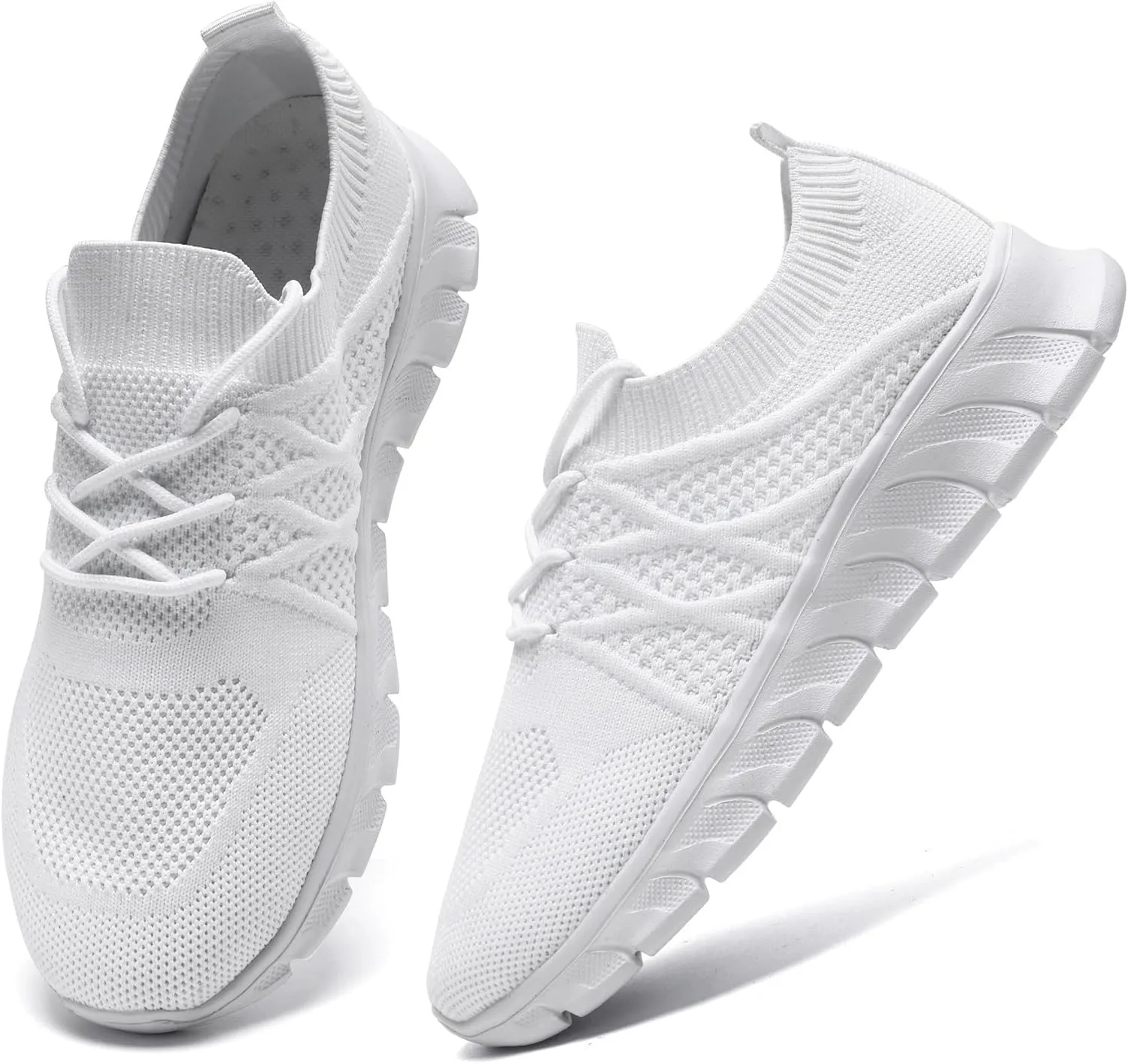 Womens Running Shoes Walking Tennis Sneakers Slip on Gym Sports Workout Jogging Mesh Breathable Lightweight Non Slip Comfortable Fashion