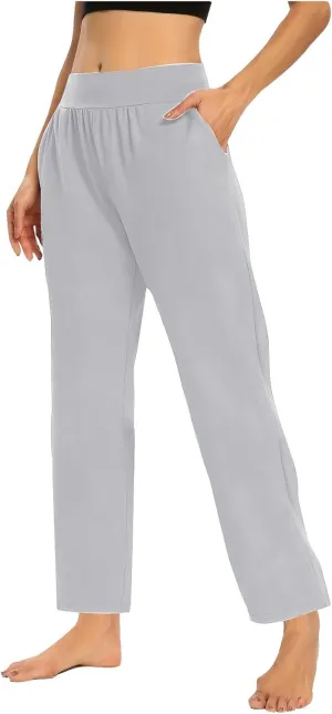 Women's Travel Pants Stretch Yoga Sweatpants Stretch Casual Ankle Trousers Loose Comfy Slacks 2025 Trendy