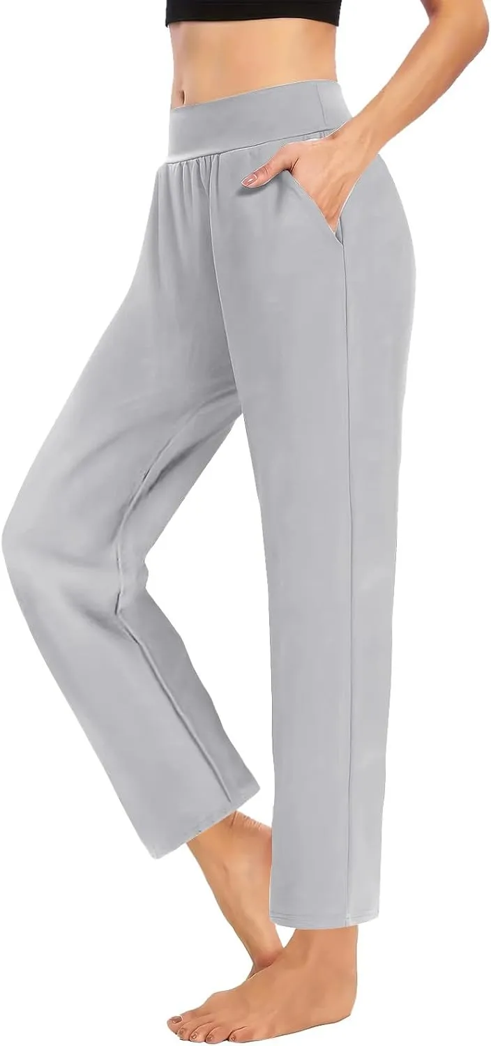 Women's Travel Pants Stretch Yoga Sweatpants Stretch Casual Ankle Trousers Loose Comfy Slacks 2025 Trendy
