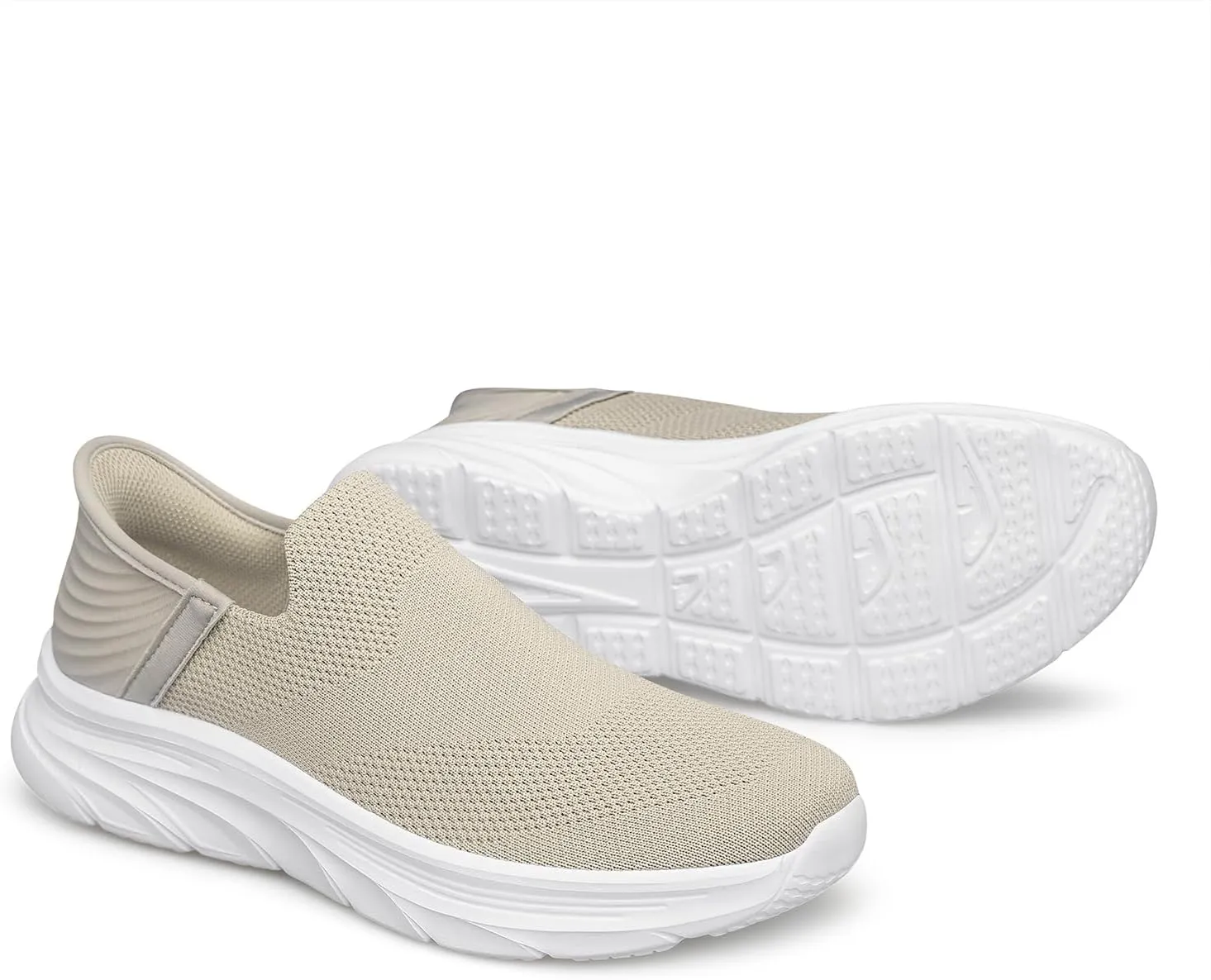 Women's Walking Shoes Slip On Sneakers Comfort Lightweight Non Slip Workout Gym Nurse Shoes