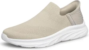 Women's Walking Shoes Slip On Sneakers Comfort Lightweight Non Slip Workout Gym Nurse Shoes