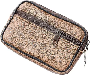 Women's Wallet Large Capacity Double Zip Ladies Card Phone Holder RFID Blocking Wristlet Leather Compact Wallet